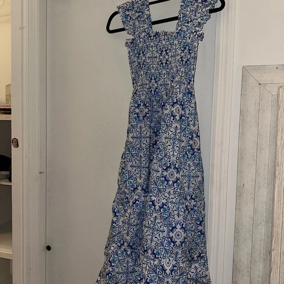 Hill House Blue and White Nap Dress - Picture 3 of 4
